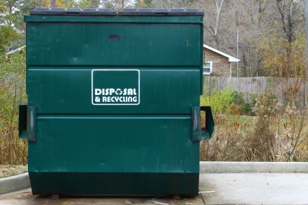 Dumpster pad cleaning