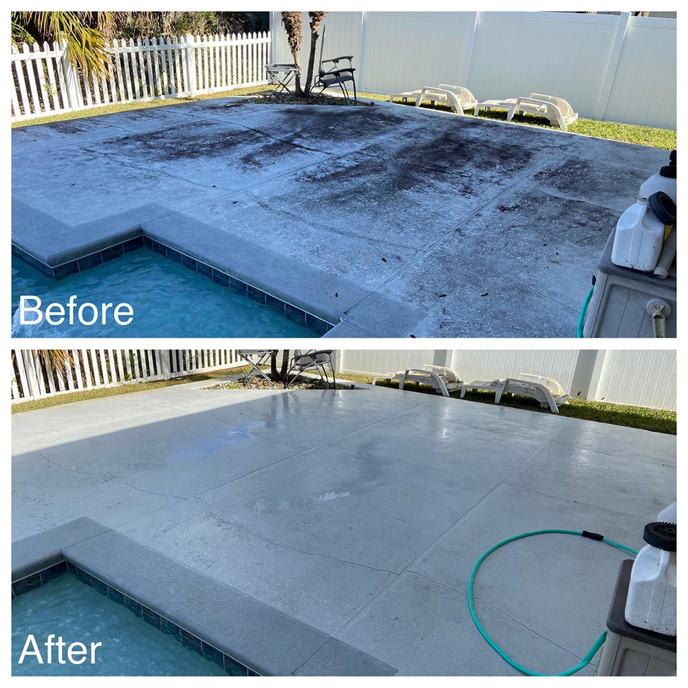 Pool Deck Cleaning in Sanford, FL